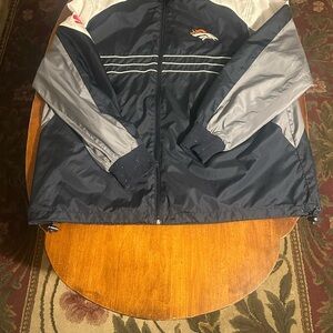 NFL Black and Gray Windbreaker Jacket